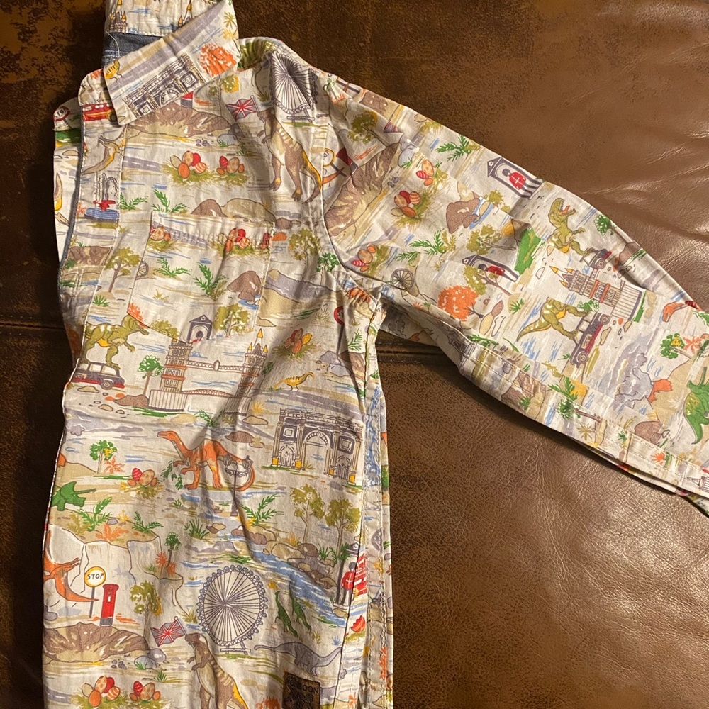 Monsoon Dinosaurs Boys 3-4 Years Shirt - Picture 3 of 7